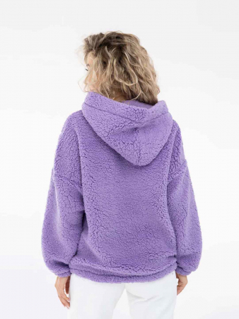 Женская толстовка мод.1770/5 (оверсайз) / Сиреневый