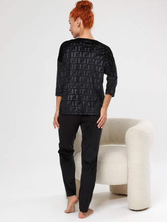 Женский костюм Вениса-Жаккард / черный