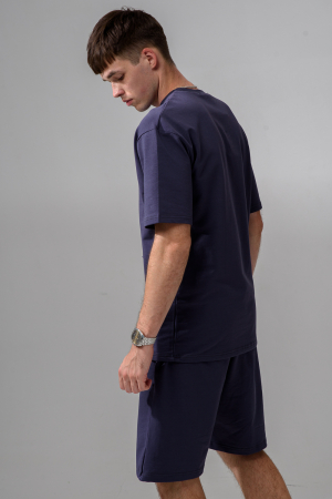 Мужской костюм с шортами 14486 / графит