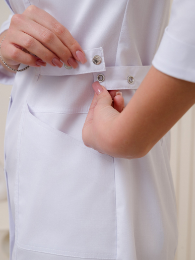 Халат медицинский женский М-08 Элит-145/Стрейч