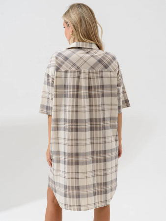 Женский халат "Комфорт" 2373-К / Бежевый