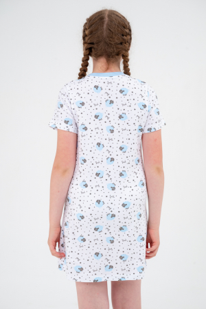 Ночная сорочка детская Ласка / овечки голубой