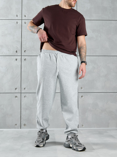 Мужские брюки Акс-2 / серый меланж