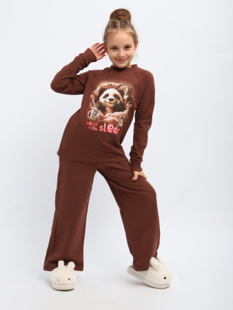 Детская пижама "Эльвира" / Шоколад