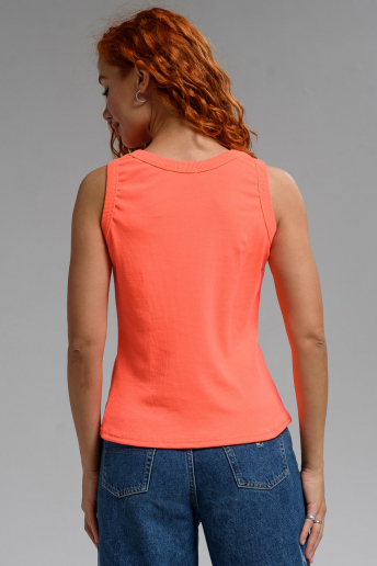 Женская майка 14409/1 / розовый неон