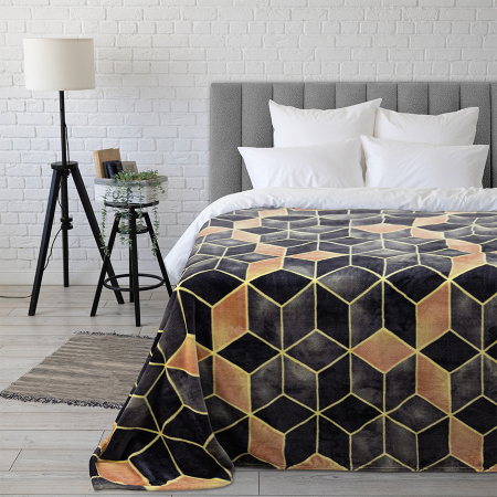 Покрывало Happy Family велсофт Соты 2