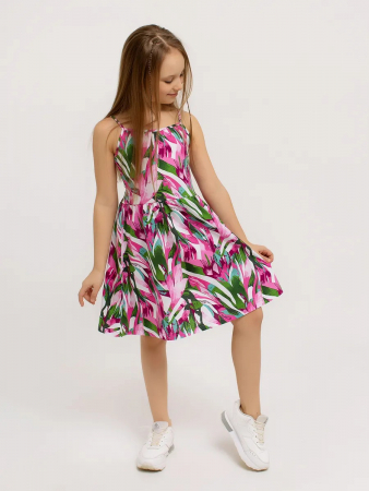 Детский сарафан "Кокетка" / Акварель арт. дк169ак