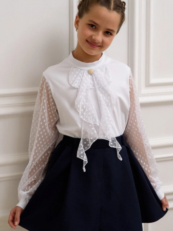 Детская блузка "Олимпия" длинный рукав