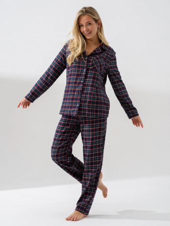 Женская пижама "Добрый вечер" 2163-Ф / Синий