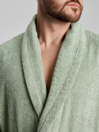 Халат мужской Комфорт-4 / светло-оливковый