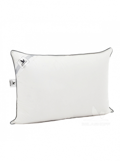 Подушка средняя пуховая сатин "Аура" / ПА