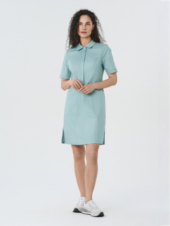 Платье медицинское женское 235.0 / Серо-зеленый