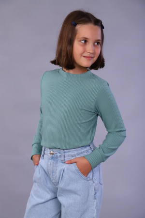Лонгслив детский Лойс / мята
