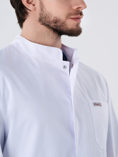 Халат медицинский мужской 245.0 / Белый