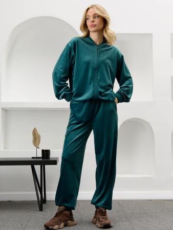 Женский костюм Альба / изумрудный