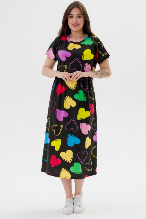 Платье женское из кулирки Миранда / Солнечное сердце