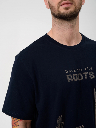 Мужская пижама "Огни ЕКБ" 2431-К/Ф / Синий