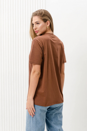 Футболка унисекс 8471/3 / мокко