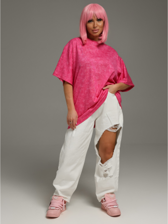 Женская футболка Ирбис / Розовый, варенка