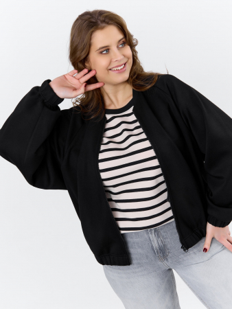 Женский бомбер Нео-1 БО-004 / чёрный