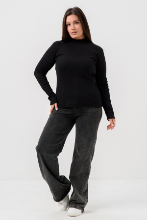 Женская водолазка 52713 / черный