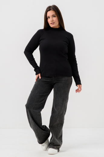 Женская водолазка 52713 / черный