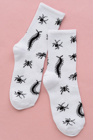 Носки стандарт женские Сороконожка (набор 2 пары) / белый