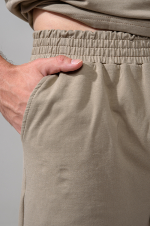 Мужской костюм с шортами 14486 / мокко