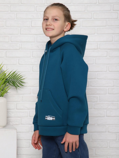 Толстовка детская Рэмзи - man / петроль