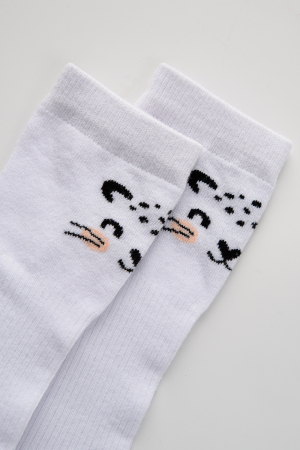 Детские гольфы Лео (набор 2 пары) / белый, желтый