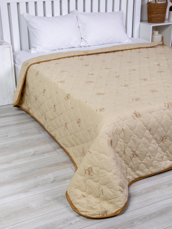 Одеяло-покрывало "Овечья шерсть" поплин 150 гр/м2