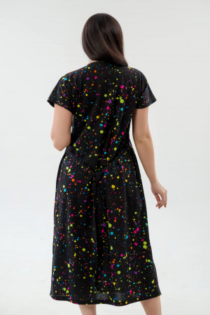 Платье женское из кулирки Миранда / Акварель