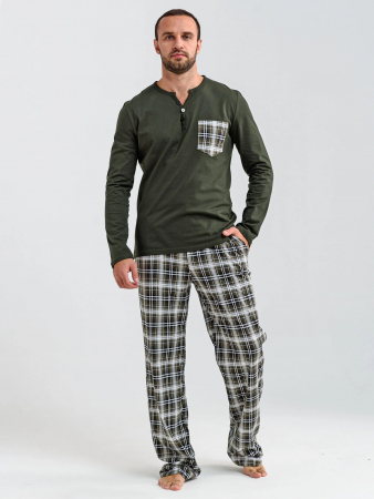 Мужская пижама "Горец" 1097-К / Хаки