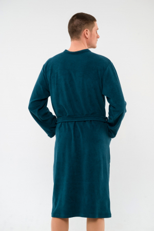 Халат мужской из махры Ренат / Изумруд