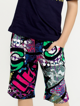 Шорты для мальчика Граффити арт. дк237гф