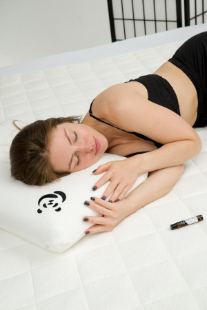 Подушка с эффектом памяти PandaHug форма волна 50x38x10/12 + аромароллер
