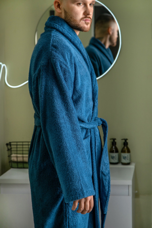 Халат мужской Комфорт-4 / Петроль