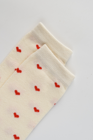 Детские гольфы Любимка (набор 2 пары) / экрю, розовый