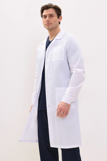 Халат медицинский мужской 5-87-01-5 / Тиси Белый