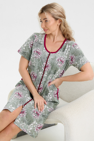 Женский халат 37002 / хаки