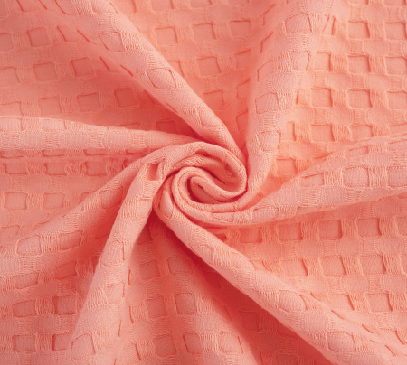 Халат вафельный Relax / персик