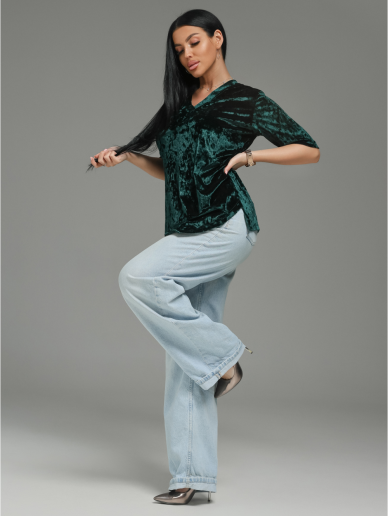 Женская футболка Мия / Изумруд