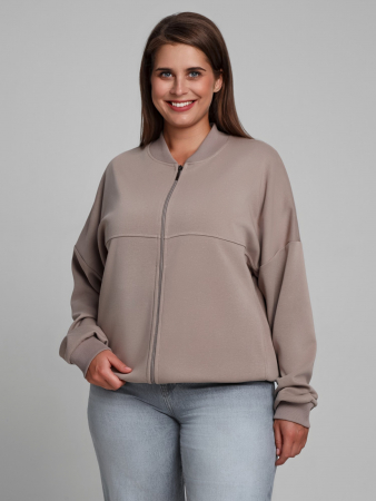 Женский бомбер Авенсис-1 / бежевый