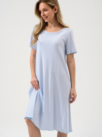 Женская сорочка "Шарм" 2433-Рн / Голубой