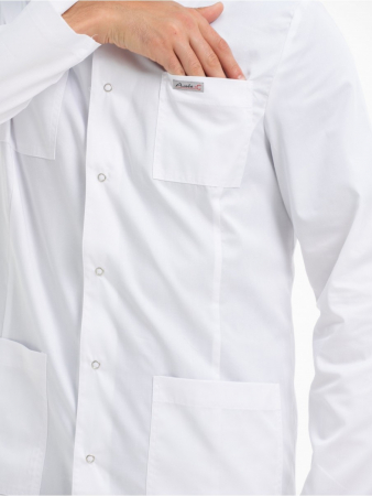 Халат медицинский мужской сансара 100.4 / Белый