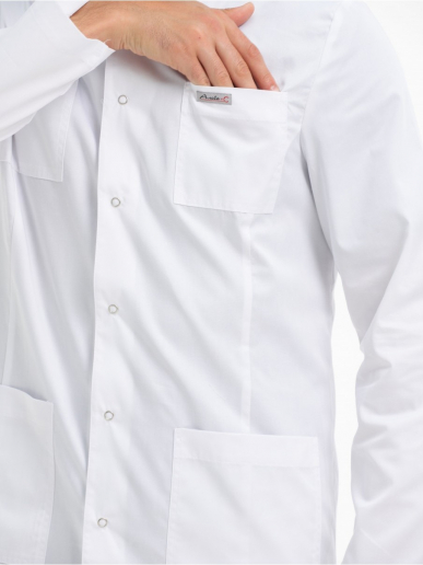 Халат медицинский мужской сансара 100.4 / Белый