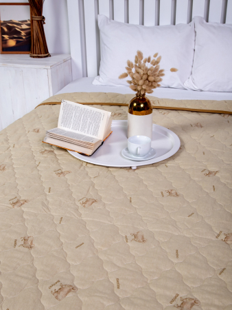 Одеяло-покрывало "Овечья шерсть" поплин 150 гр/м2