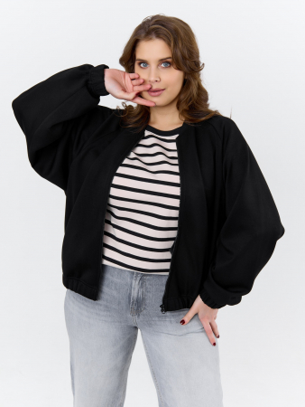 Женский бомбер Нео-1 БО-004 / чёрный