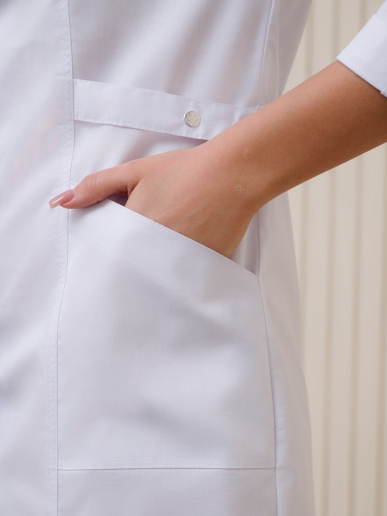 Халат медицинский женский М-08 Элит-145/Стрейч