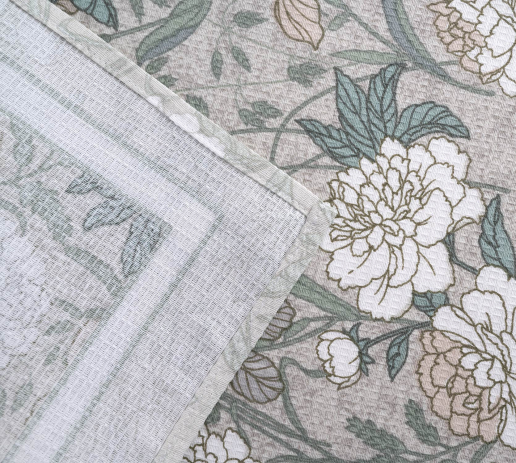 Набор из 3х вафельных полотенец / Нежное утро